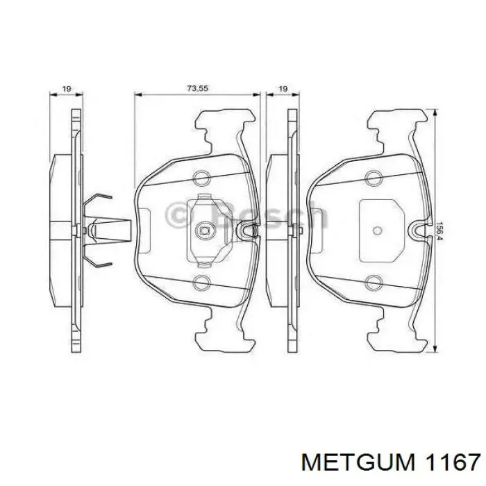 MB0102 Polycraft Втулка стабілізатора переднього
