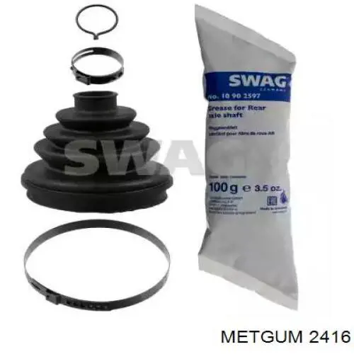 2416 Metgum Сайлентблок переднього нижнього важеля