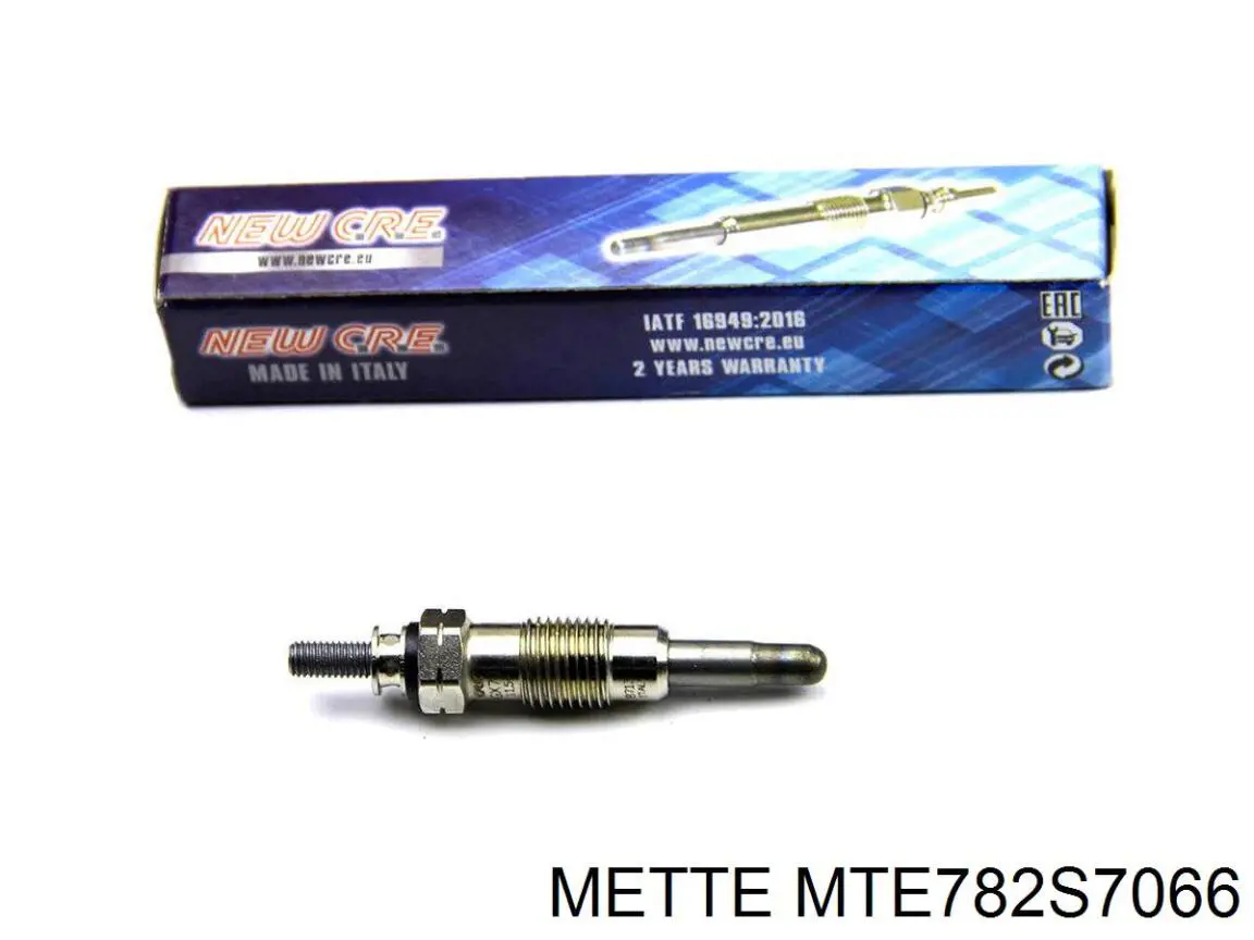 Свіча накалу Mette MTE782S7066 ціна, від 6.37 USD