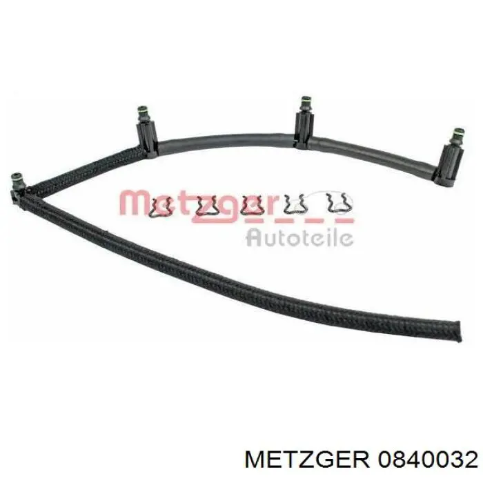 Трубка паливна, зворотня від форсунок Metzger 0840032 ціна, від 13.94 USD