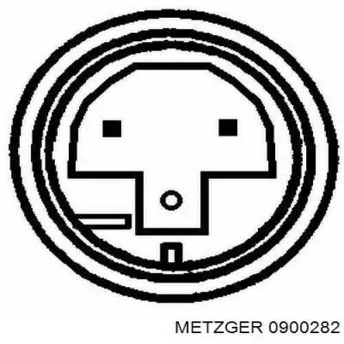0900282 Metzger датчик абс (abs передній)