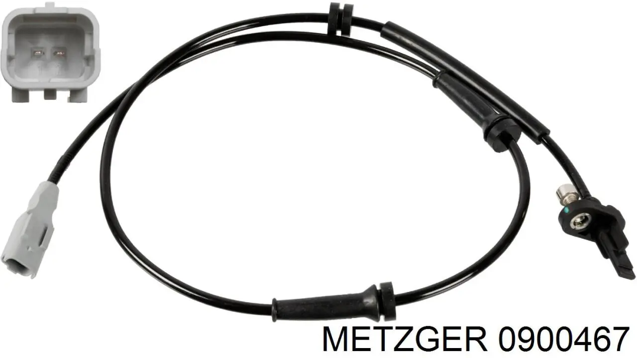 0900467 Metzger датчик абс (abs задній)