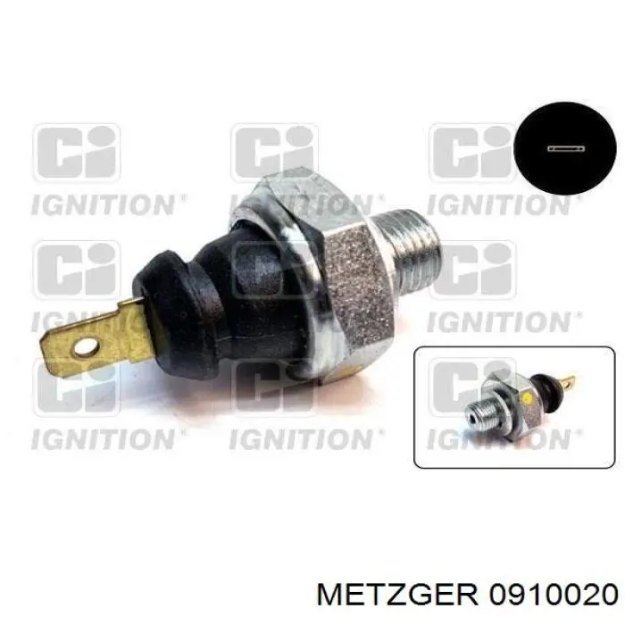 Купити 0910020 Metzger Датчик тиску масла