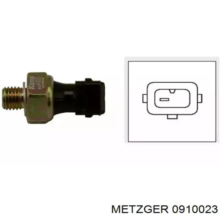 Датчик тиску масла двигуна Metzger 0910023