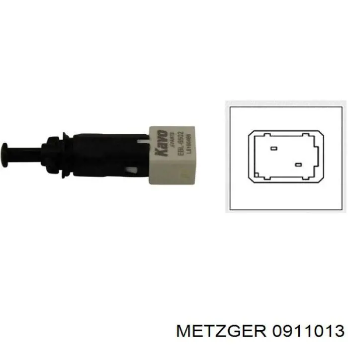 Жабка стопів Metzger 0911013