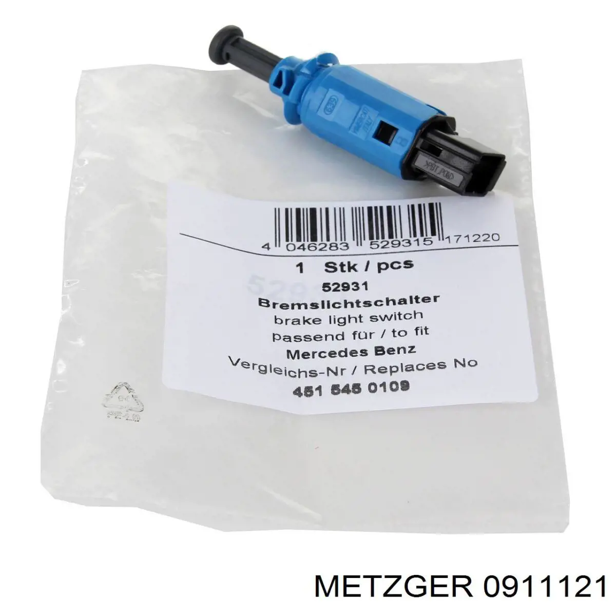 Купити 0911121 Metzger Датчик педалі гальма