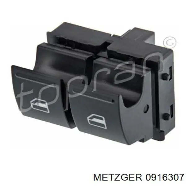 0916307 Metzger кнопковий блок керування склопідіймачами передній лівий
