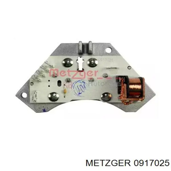 0917025 Metzger резистор (опір пічки, обігрівача салону)