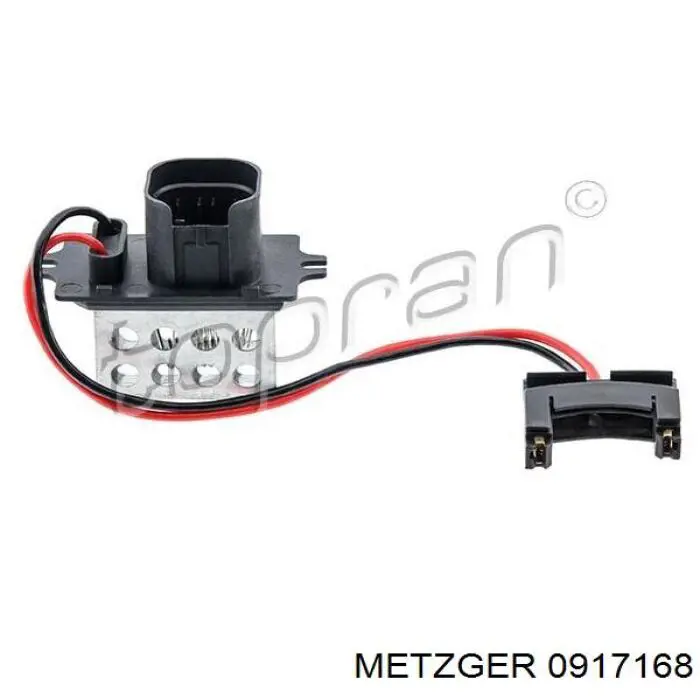 917168 Metzger резистор (опір пічки, обігрівача салону)