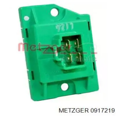 0917219 Metzger резистор (опір пічки, обігрівача салону)