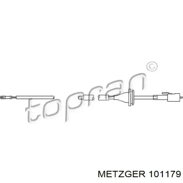 Купити 1629F7 Peugeot/Citroen Трос газу