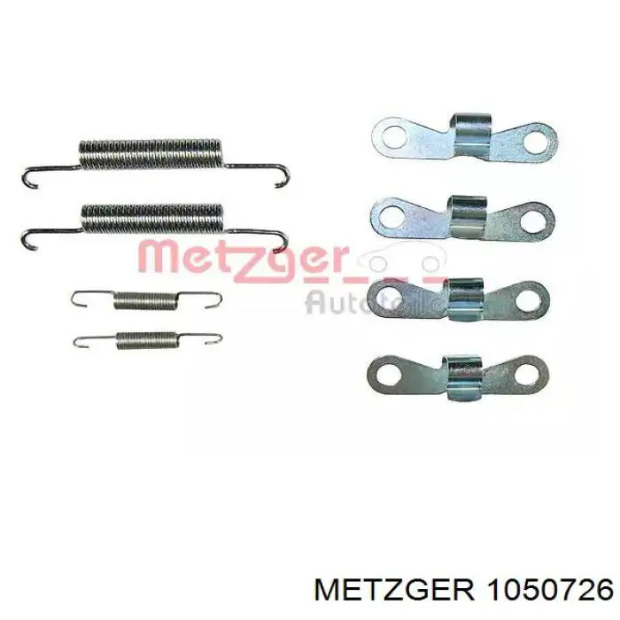 Купити 1050726 Metzger Ремкомплект гальмівних колодок