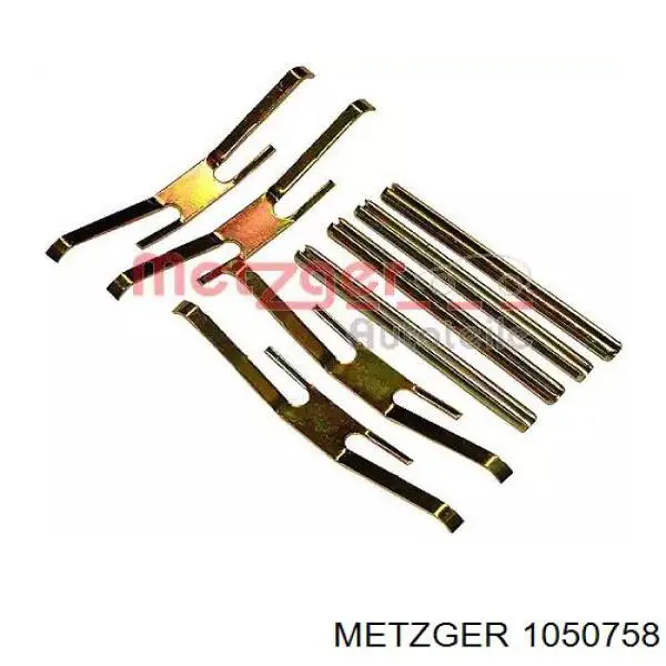 1050758 Metzger монтажний комплект задніх барабанних колодок