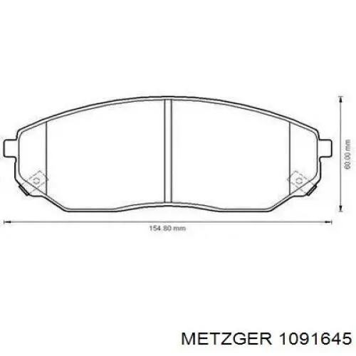 Купити 581444D500 Hyundai/Kia Комплект пружинок кріплення дискових колодок, передніх
