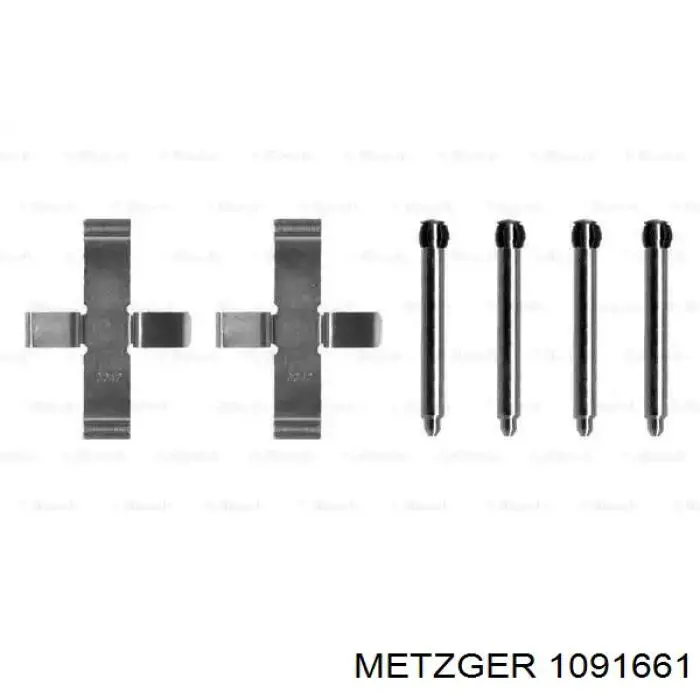 Ремкомплект гальмівних колодок A0004213274 Mercedes