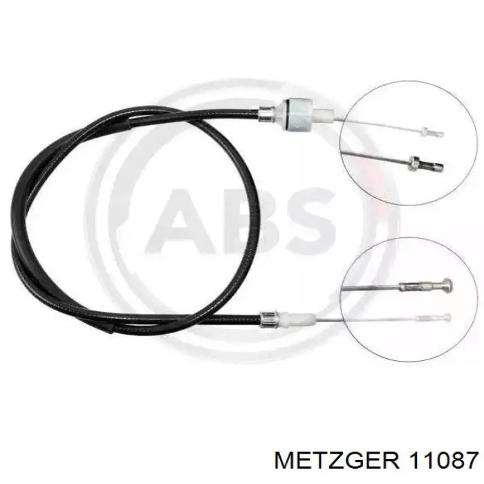 Трос газу 11087 Metzger