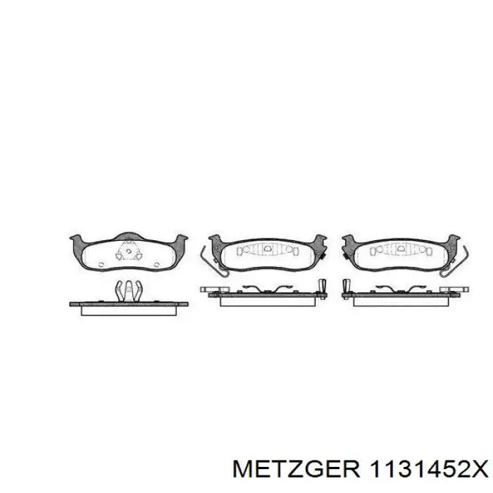 Направляюча супорту заднього Opel Zafira 100 (P12) (Опель Зафіра)