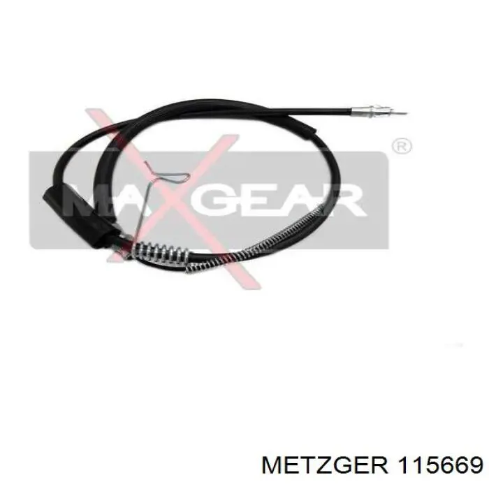 Трос стоянкового гальма задній лівий Goodrem RM4408 ціна, від 14.20 USD