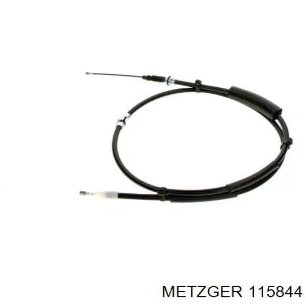 Купити 115844 Metzger Трос ручного гальма задній, правий/лівий