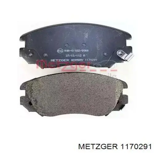 Тормозні колодки Metzger 1170291