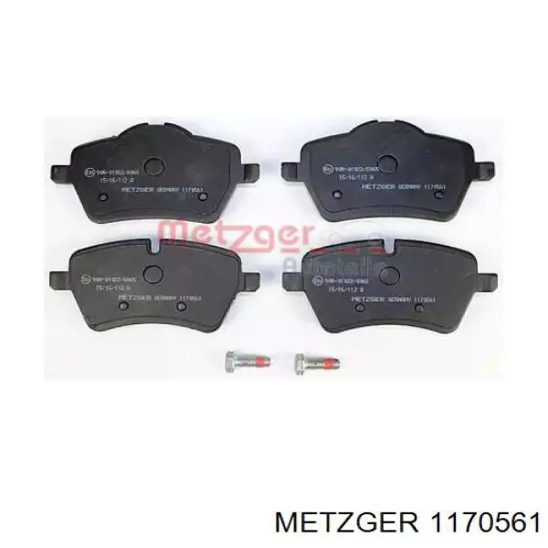 Передні тормозні колодки 34112444444 BMW