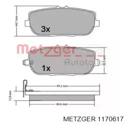 NFY72648Z Mazda Колодки гальмівні задні, дискові