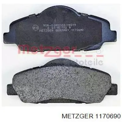 Купити PA0645AF Japan Parts Колодки гальмівні передні, дискові
