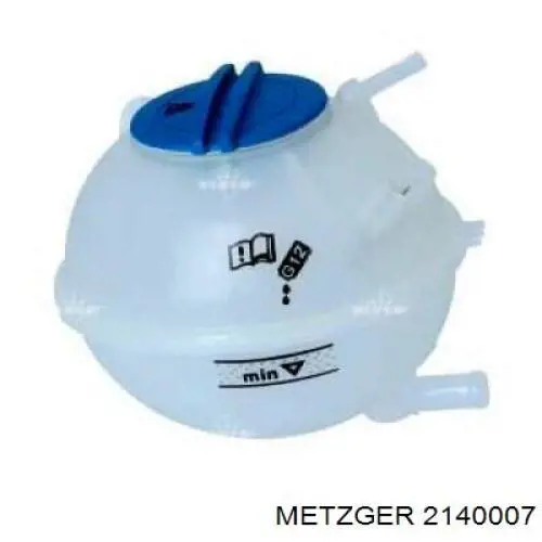 Бачок системи охолодження 2140007 Metzger