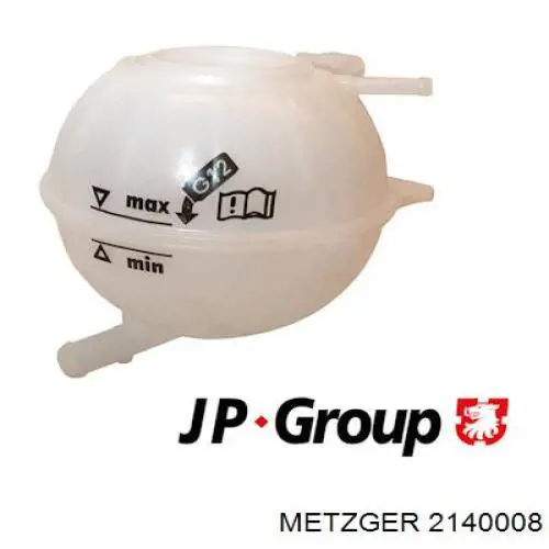 Бачок системи охолодження 2140008 Metzger