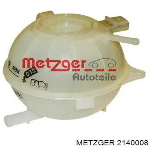 Бачок системи охолодження двигуна розширювальний Metzger 2140008 ціна, від 10.13 USD