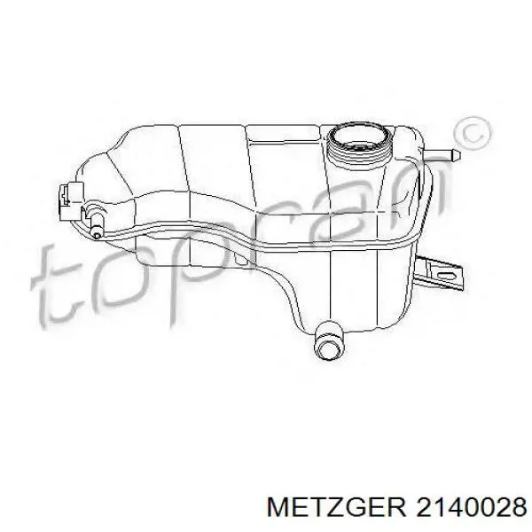 Бачок системи охолодження 1102678 Ford