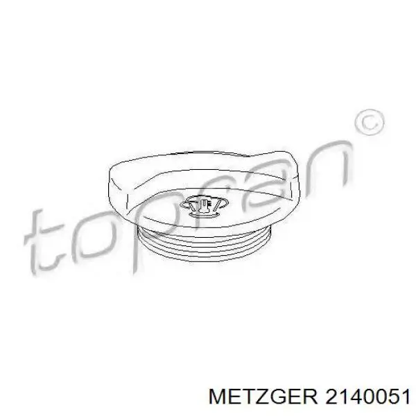 Кришка бачка Metzger 2140051
