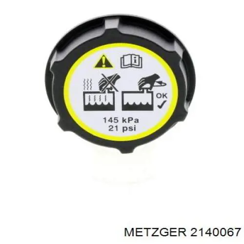 Купити 2140067 Metzger Кришка розширювального бачка