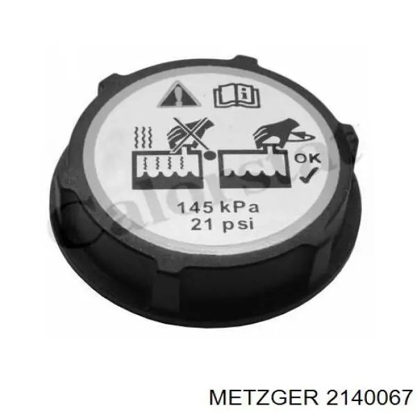 Кришка розширювального бачка 2140067 Metzger