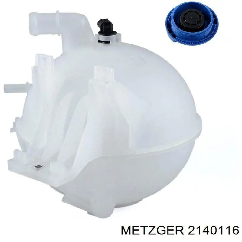 2140116 Metzger бачок системи охолодження, розширювальний