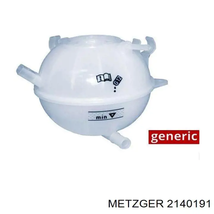 2140191 Metzger бачок системи охолодження, розширювальний
