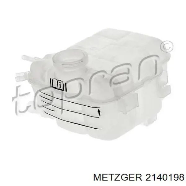2140198 Metzger бачок системи охолодження, розширювальний