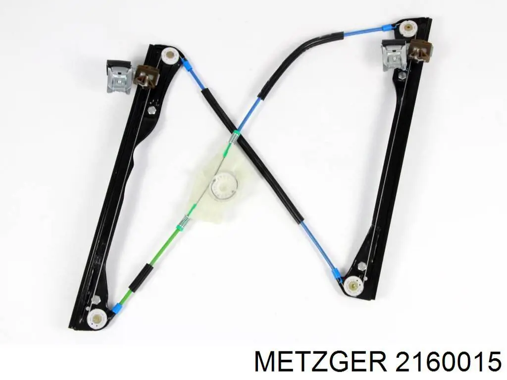 2160015 Metzger механізм склопідіймача двері передньої, лівої