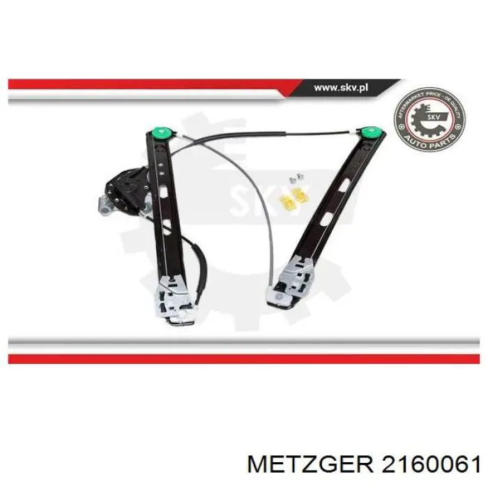 Склопідйомник з електродвигуном Metzger 2160061 ціна, від 36.63 USD