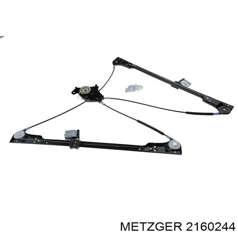 Склопідйомник передньої лівої двері 2160244 Metzger