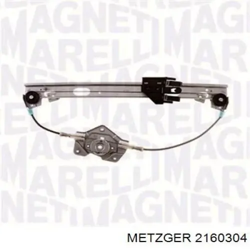 2160304 Metzger механізм склопідіймача двері задньої, правої