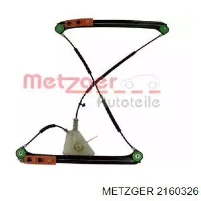 2160326 Metzger механізм склопідіймача двері передньої, правої