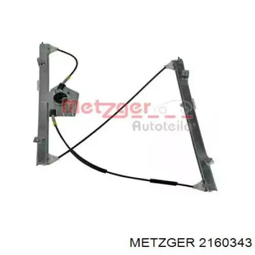 Склопідйомник передньої лівої двері 2160343 Metzger