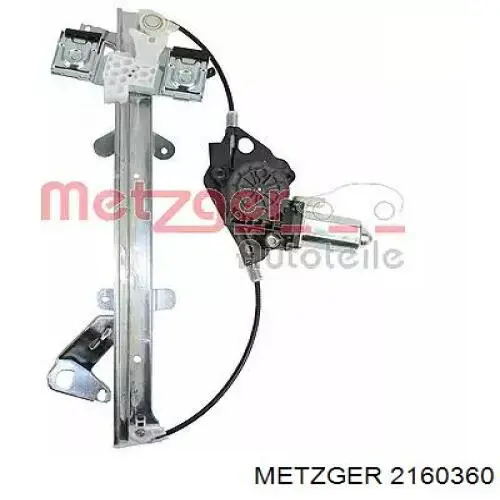 Механізм склопідіймача дверей передніх, правих Metzger 2160360 ціна, від 36.42 USD