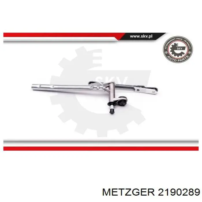 Трапеція склоочисника права Metzger 2190289 ціна, від 24.09 USD