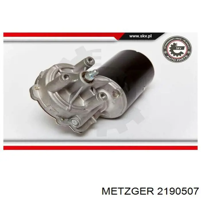 Двигун склоочисника лобового скла (трапеції) Metzger 2190507