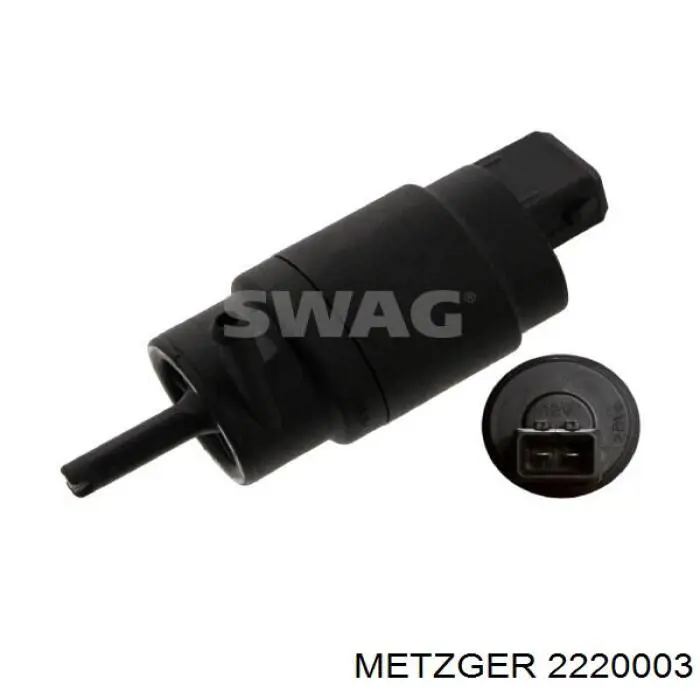 Моторчик омивача переднього скла Metzger 2220003 ціна, від 6.28 USD