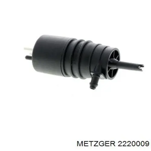 2220009 Metzger насос-двигун омивача скла, переднього