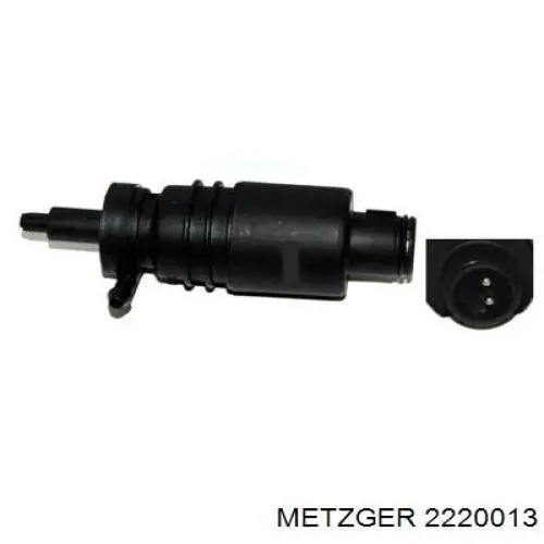 Моторчик омивача переднього скла Metzger 2220013 ціна, від 6.93 USD