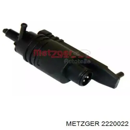 2220022 Metzger насос-двигун омивача скла, переднього